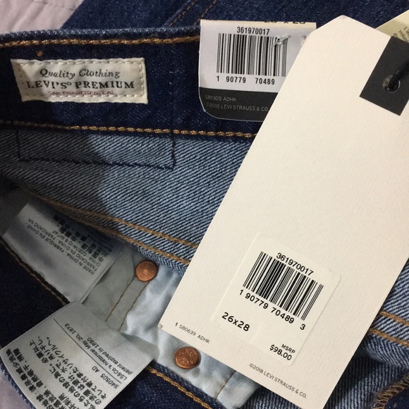 New Levi’s Taper 501 Premium Jeans - Picture 6 of 7